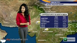 200115 Skymet Weather update  North India [upl. by Ahsinam225]