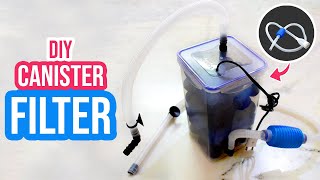 DIY Aquarium Filter How to Make an Amazing Canister Filter at Home [upl. by Ecirpak382]