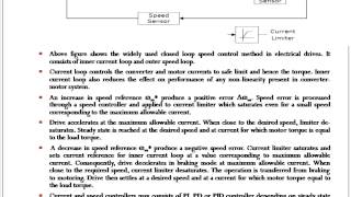 Control Of Electric Drive Part II [upl. by Illib582]