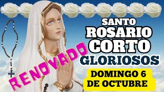 El Santo Rosario corto de hoy domingo octubre 6 de 2024 misterios gloriosos 🌹♥️✝️✨🙏 Virgen María [upl. by Sarnoff]