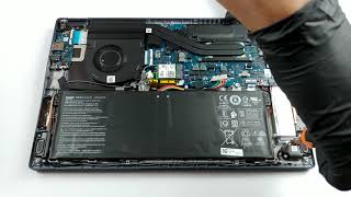 Acer Swift 5 Pro SF51454GT  disassembly and upgrade options [upl. by Tavey]