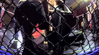 Richard Rok Ape Kemp vs Simon Chimphands Arentz Storm Damage Featherweight Title fight 2016 [upl. by Oznohpla]