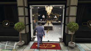 Grand Theft Auto V Casing the Jewel Store Gold Medal [upl. by Lasser]