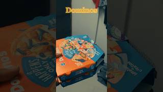 Dominos pizza 😯Free Coupons Chicken pizza food collegedays minivlog foodiepizza [upl. by Robina259]