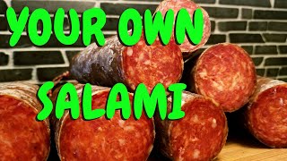 How to Make Cure Salami at Home The Exact Salt Method From Start to Finish [upl. by Arabella]