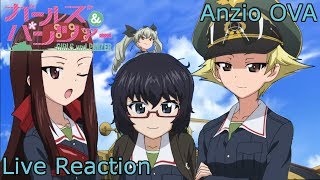 Girls und Panzer Anzio OVA Live Reaction [upl. by Suidaht894]