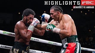 Benavidez vs Andrade HIGHLIGHTS November 25 2023  PBC on Showtime PPV [upl. by Ycnahc]