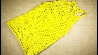 How to Loom Knit a Tank Top DIY Tutorial [upl. by Madson]