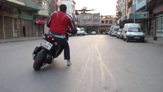 Gilera Runner VXR 200 Drift Smooth Slow Motion Sony HDRXR550 [upl. by Rramal747]