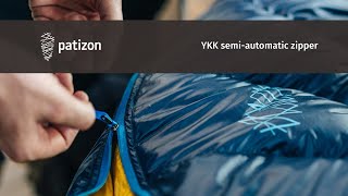 YKK poloautomatický zip  YKK semiautomatic zipper  Patizoncom [upl. by Bourne438]