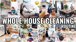 WHOLE HOUSE CLEAN WITH ME🏠 WEEKLY CLEANING ROUTINE  2024 CLEANING MOTIVATION [upl. by Katti]