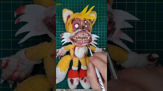 HICE a TAILS CURSED sonic art arte shorts videogames manualidades foami cursed toys [upl. by Barbara-Anne]