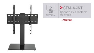 Montaje del Soporte TV orientable de mesa STM44NT [upl. by Htir708]