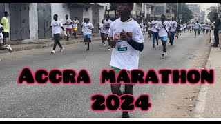 Ongoing ACCRA MARATHON 2024 among Youth in Ghana [upl. by Irisa]