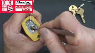 36 Master Lock 911 Picked Open and Tension Tool Tips [upl. by Valli]