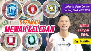 5 Batu Permata Mewah dan Elegan Ruby Topaz Fire Opal Apatite Chrysoberyl sukriagemstore [upl. by Amedeo702]