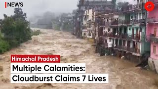 Himachal Faces Multiple Calamities Cloudburst Landslides and Flooding Amidst Heavy Rainfall [upl. by Teryn338]