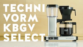 How To Brew  Technivorm KBGV Select Home Coffee Maker [upl. by Volding134]