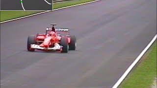 SCHUMACHER ENTIRE LAP ENGINE SOUND Monza 2002 Ferrari F1 30 V10 Video revised better quality [upl. by Coral220]