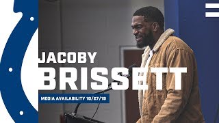 Jacoby Brissett Postgame Press Conference Colts vs Broncos [upl. by Armallas]