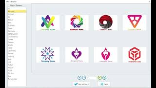 How to design a logo with logo templates by EximiousSoft Logo Designer Pro [upl. by Gimpel]