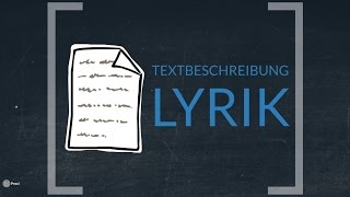 Textbeschreibung Lyrik [upl. by Rayshell]