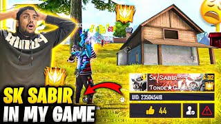 Sk Sabir In My Game V badge Youtuber clutch Grandmaster Rank Push 😱  Garena Free Fire [upl. by Inahteb]