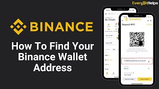 How to Find Your Binance Crypto Wallet Address [upl. by Mcneely]