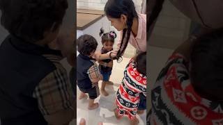 Tino bache Naina s Etna pyar krte h ❤️ payalmalik kritikamalik zaidayantuba cutebabies [upl. by Anerul977]