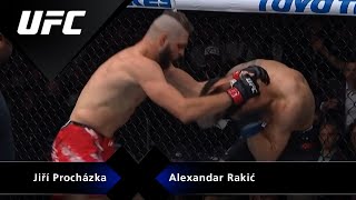 UFC 300 higlights Jiří Procházka CZE vs Aleksandar Rakić AUT [upl. by Atiroc]