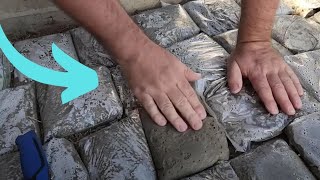 The Brilliant Reason He Lays Ziploc Bags of Cement in His Backyard [upl. by Aaron637]