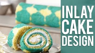 How to Make an Inlay Japanese Roll Cake [upl. by Hardigg]