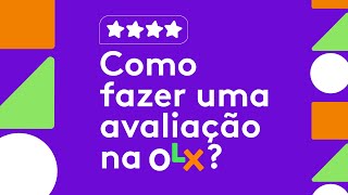 Como fazer uma avaliação na OLX [upl. by Osana269]