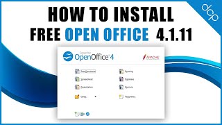 How to download and install Free OpenOffice 4111  OpenOffice 2021 Tutorial [upl. by Eenert]