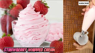 Strawberry whipped Cream [upl. by Ardnusal257]