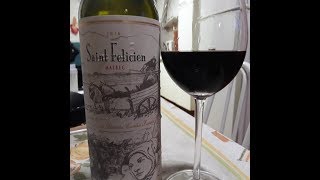 0013  Vinho Saint Felicien Malbec 2016 vinho vino wine [upl. by Lahtnero232]