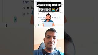 Quiz for java developer  shorts java javaprogramming coding javainterviewquestions [upl. by Ettenal]