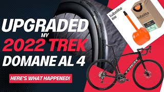 I UPGRADED my 2022 Trek Domane AL 4 [upl. by Theodor]