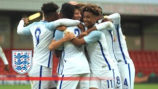 England U18 21 Italy U18 Sep 2016  Goals amp Highlights [upl. by Ignatzia]