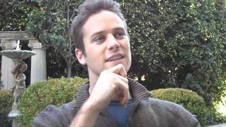 Armie Hammer Interview THE SOCIAL NETWORK Fincher Sorkin Winklevoss Part 1 [upl. by Singhal]