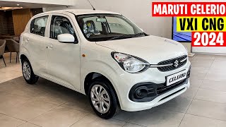 Maruti Celerio Vxi CNG 2024 Model  Celerio 2024 new model price  detailed Review [upl. by Amles]