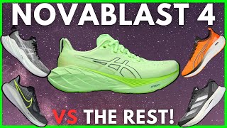 ASICS NOVABLAST 4 VS THE REST  BOSTON 12 VOMERO 17 amp SUPERBLAST  EDDBUD [upl. by Rehpotsirk]