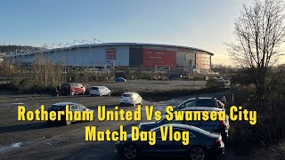 Rotherham United 12 Swansea City Vlog  202324 [upl. by Haskins]