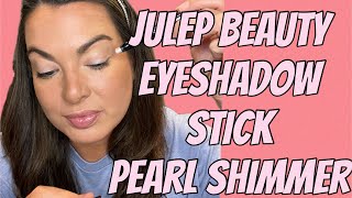 Julep Beauty Eyeshadow Stick  Pearl Shimmer  Review amp Tutorial [upl. by Leirbaj]