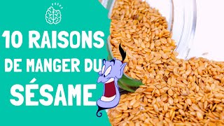 10 RAISONS DE MANGER DU SÉSAME [upl. by Tlok]