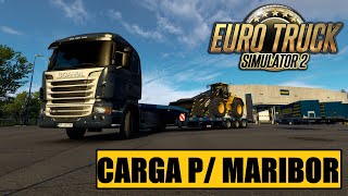 EURO TRUCK SIMULATOR 2 9  CAMINHÃO SCANIA NO TRANSPORTE DE UMA CARREGADORA [upl. by Cecilla]