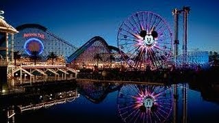 Disney at Dark Paradise Pier Nighttime WalkThrough HD POV [upl. by Palermo]