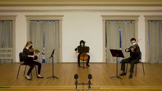 Van Buren Trio  Haydns Trio 4 for 2 Violins and Cello  CYSO Chamber Music [upl. by Paryavi151]