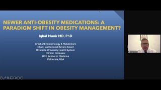 NEWER ANTIOBESITY MEDICATIONS A PARADIGM SHIFT IN OBESITY MANAGEMENT BY Prof Dr Iqbal Munir UAE [upl. by Wernick547]