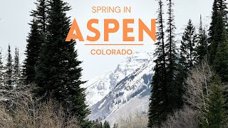 Spring in ASPEN the most EXPENSIVE ski resort [upl. by Trygve]